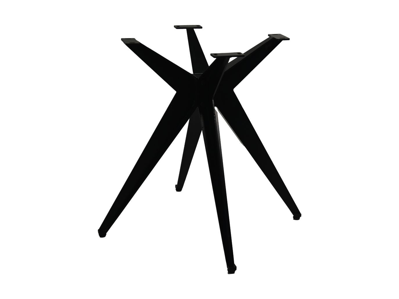 HSM Collection-Tafelonderstel Spider Angle-80x80x72 (60 mm)-Zwart-Metaal