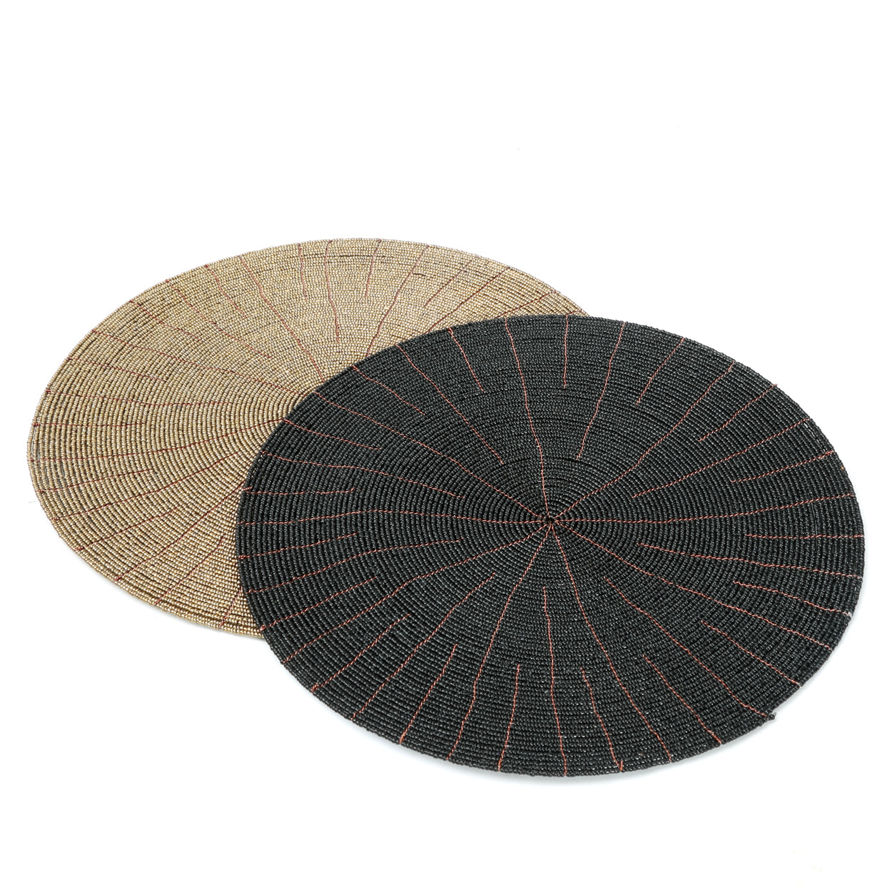 Bazar Bizar - De Beaded Placemat - Zwart