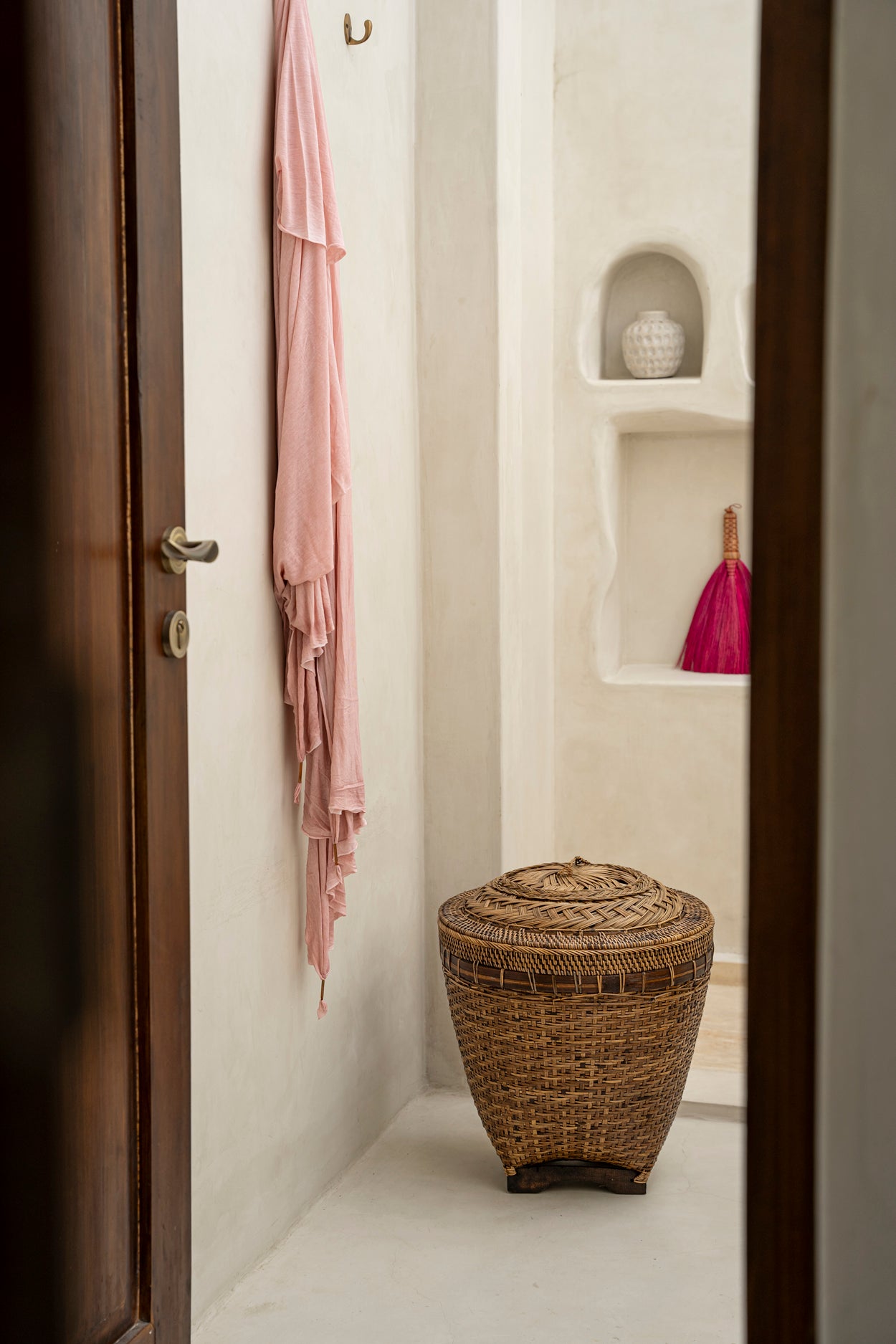 Bazar Bizar De Colonial Storage Mand - Naturel Bruin - L