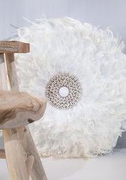 Bazar Bizar De Coastal Juju Muurdecoratie - Wit - L