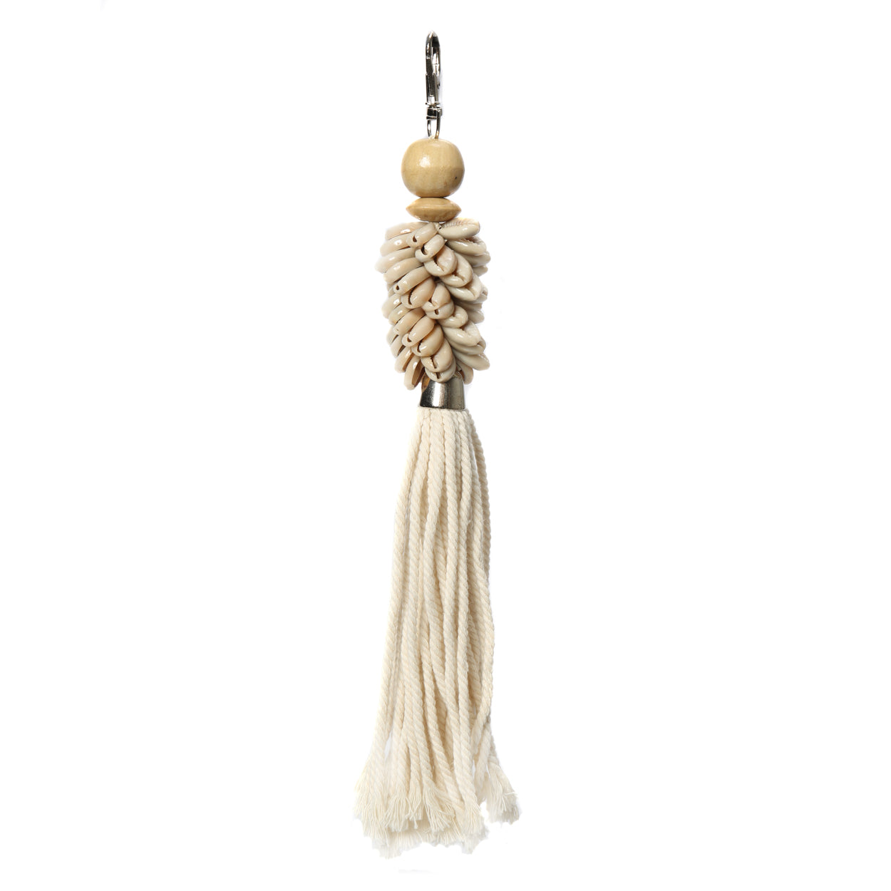 Bazar Bizar De MOM Sleutelhanger - Wit