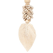 Bazar Bizar De Leaf & Shell Hangdecoratie - Naturel