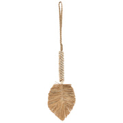 Bazar Bizar De Raffia & Schelpen Hangdecoratie - Crème Naturel