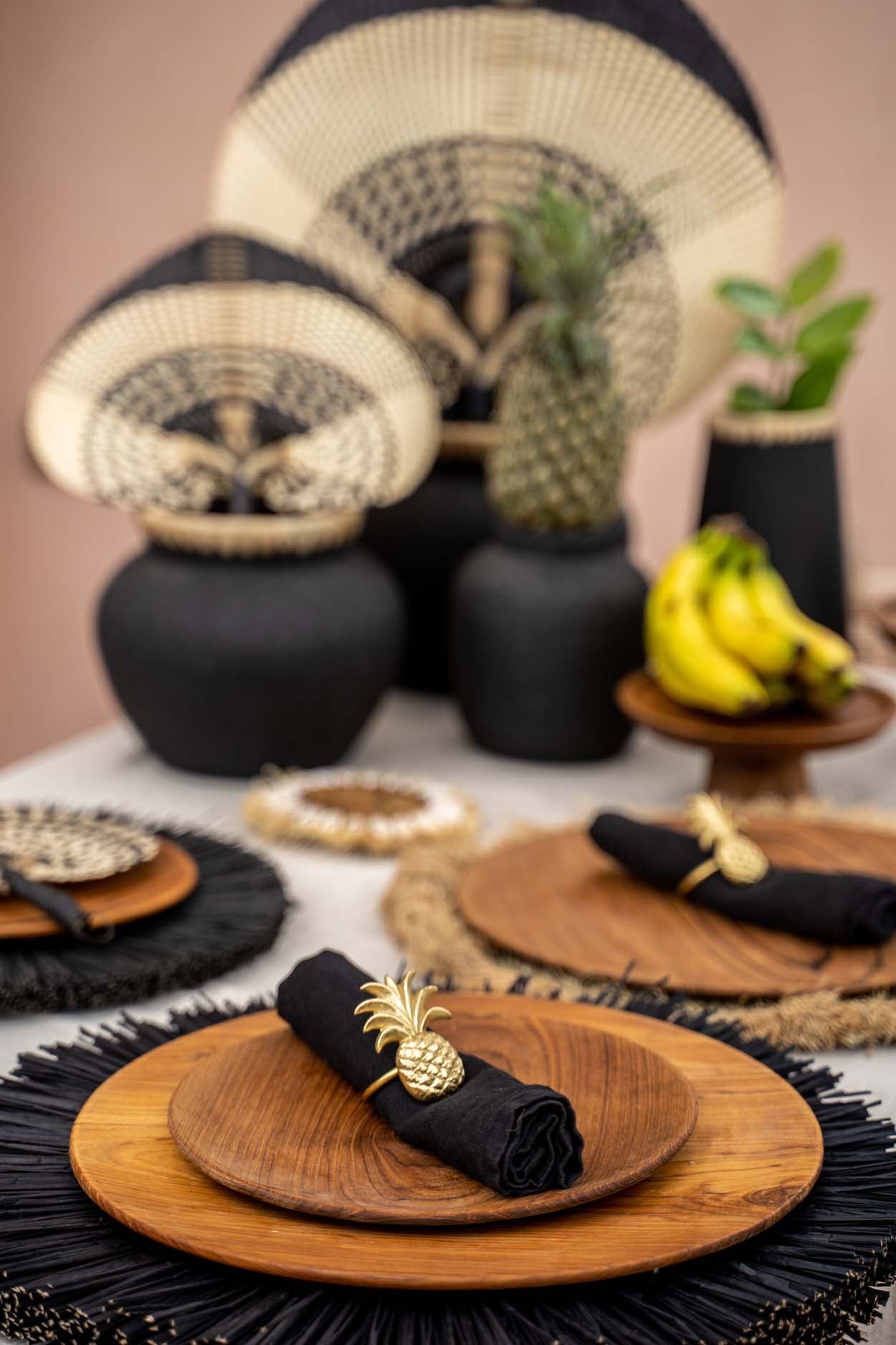 Bazar Bizar De Teak Root Rond Bord - L