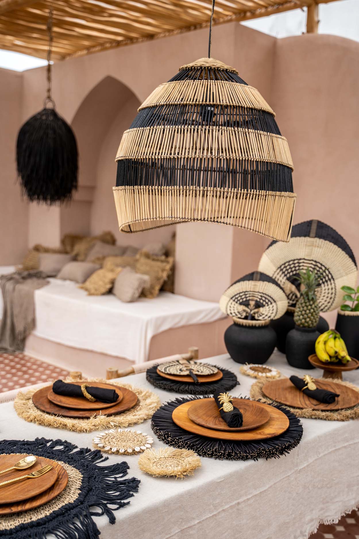 Bazar Bizar De Teak Root Rond Bord - L