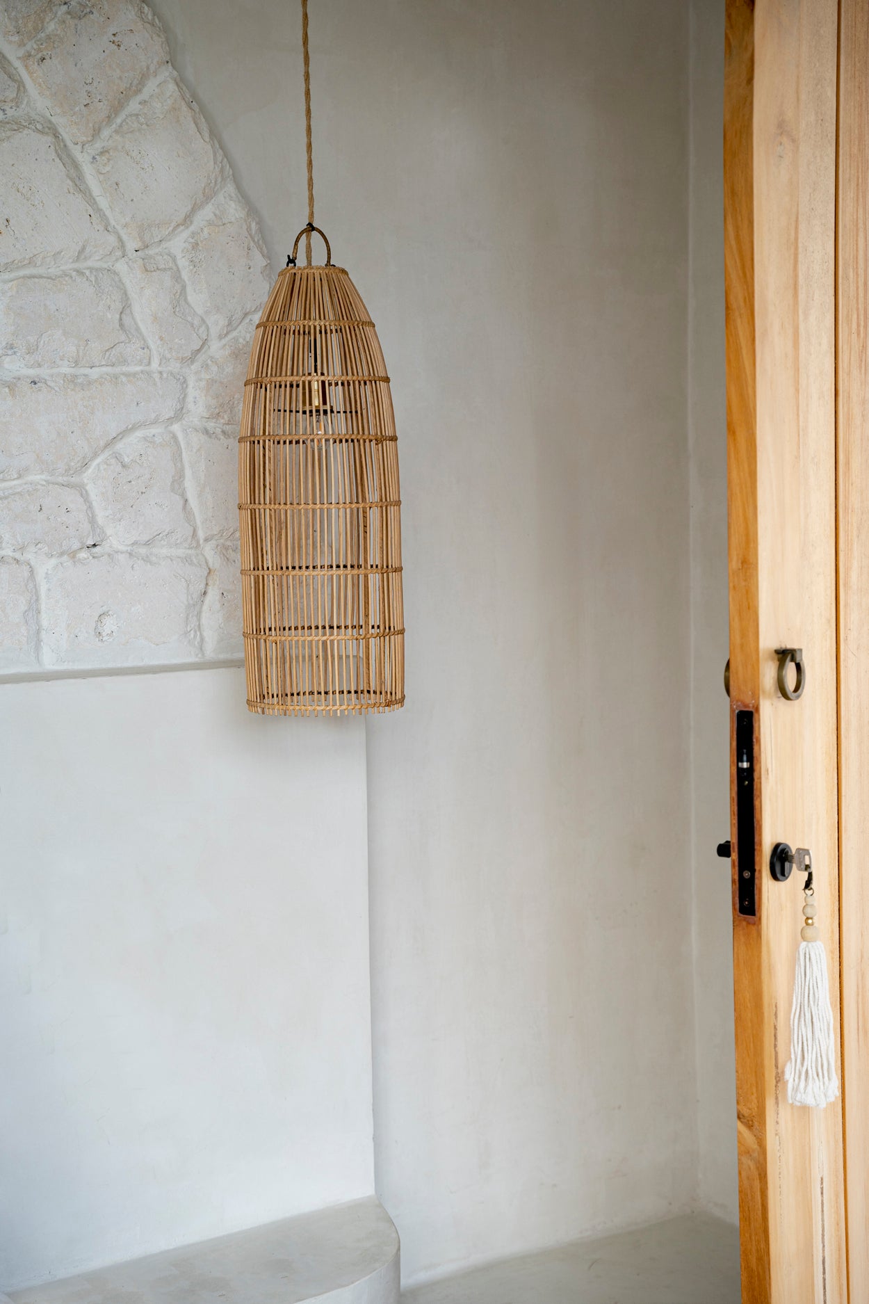 Bazar Bizar De Fish Trap Hanglamp - Natural - M