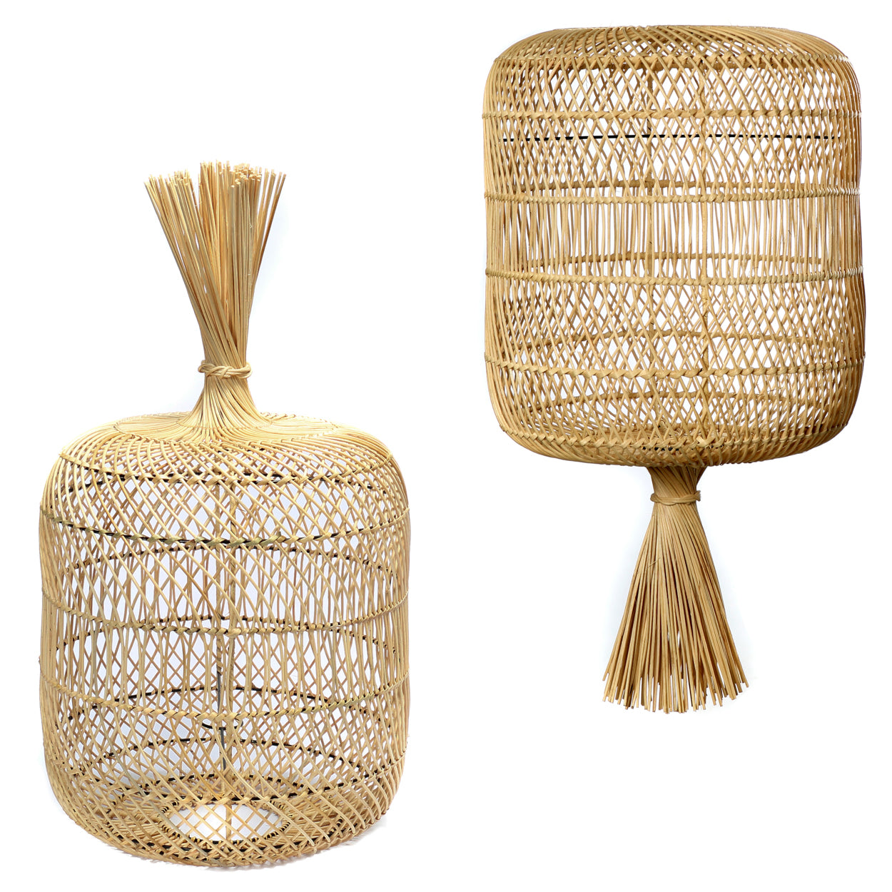 Bazar Bizar De Dumpling Hang- en Vloerlamp - Naturel - L