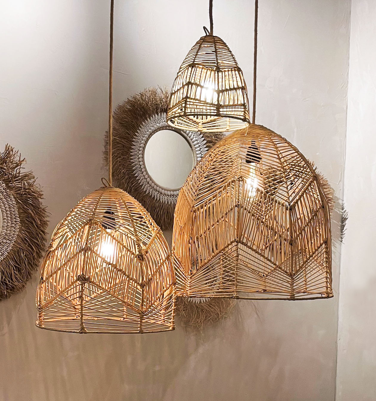 Bazar Bizar - De Bala Hanglamp - Naturel - L