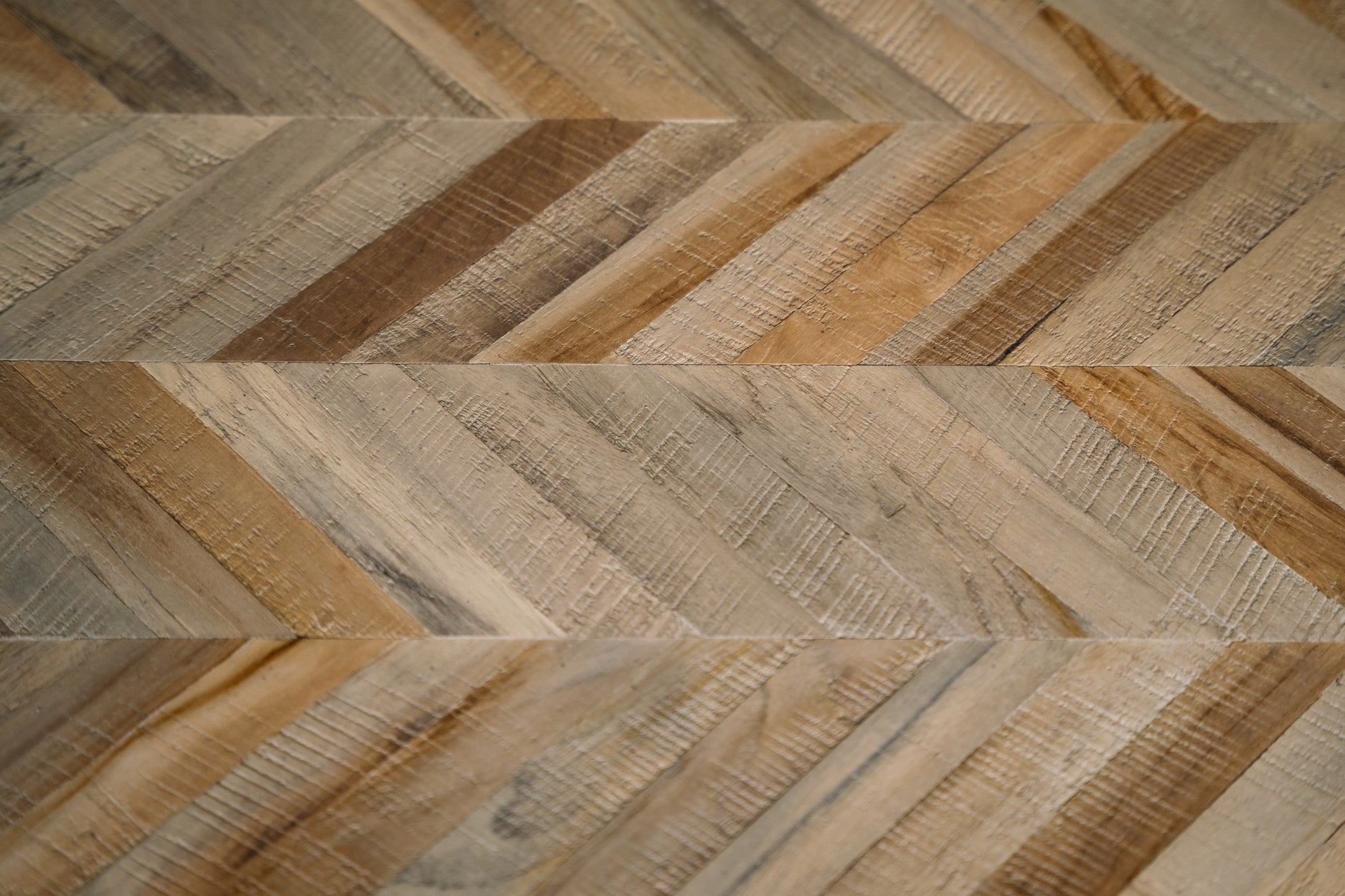 Bazar Bizar De Visgraat Markttafel - Naturel - 200cm