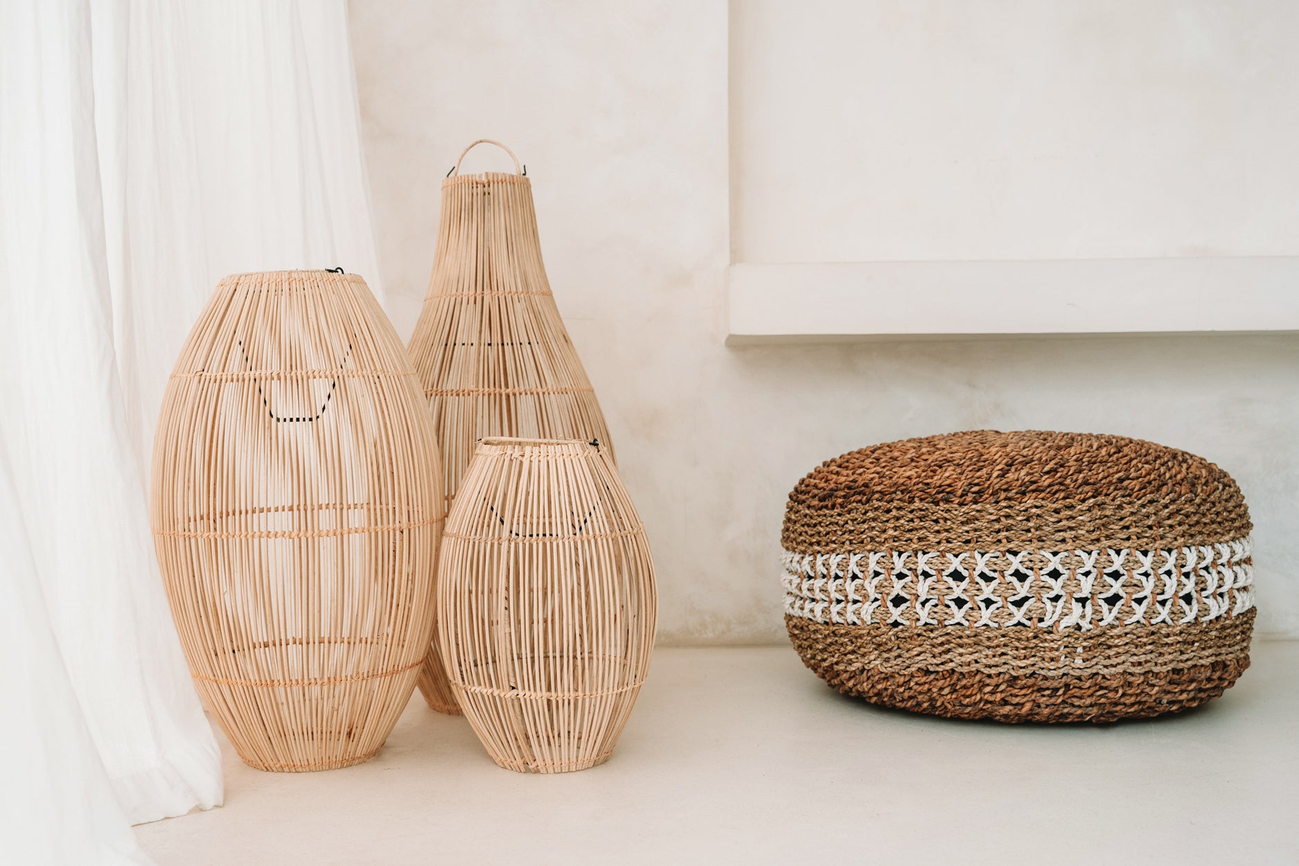 Bazar Bizar De Macrame Poef