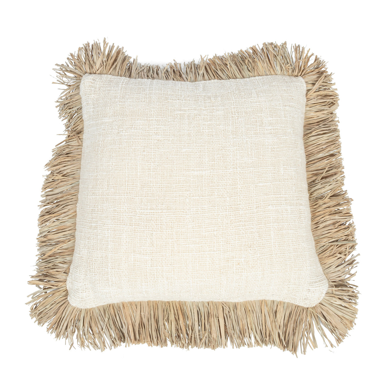 Bazar Bizar De Saint Tropez Kussenhoes - Naturel Wit - 60x60