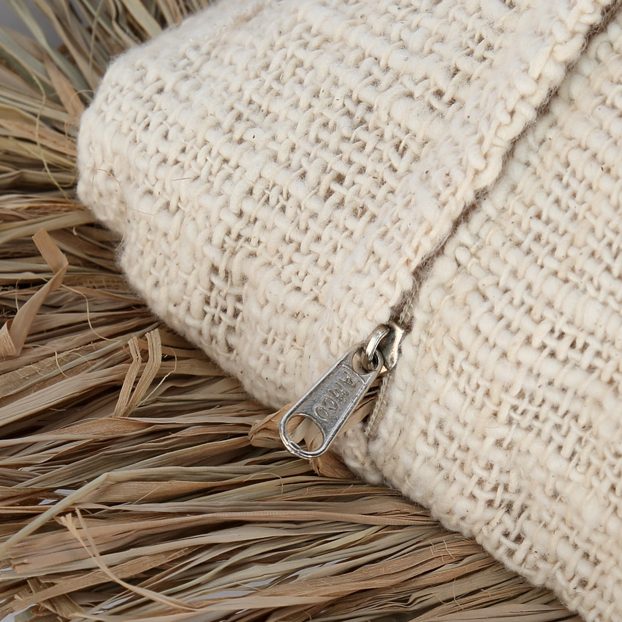 Bazar Bizar De Saint Tropez Kussenhoes - Naturel Wit - 60x60
