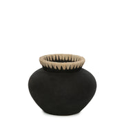 Bazar Bizar De Styly Vaas - Zwart Naturel - S