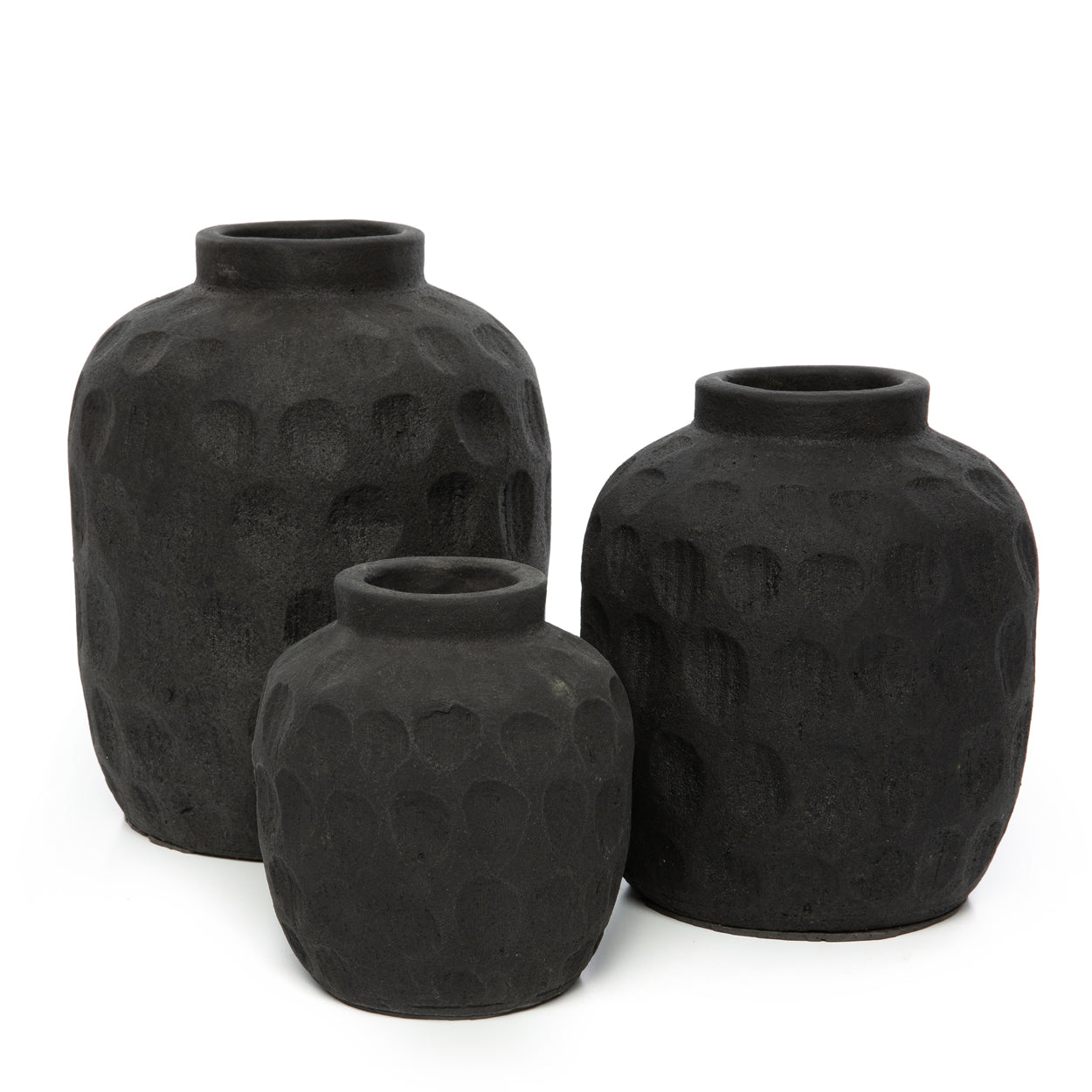 Bazar Bizar De Trendy Vaas - Zwart - M
