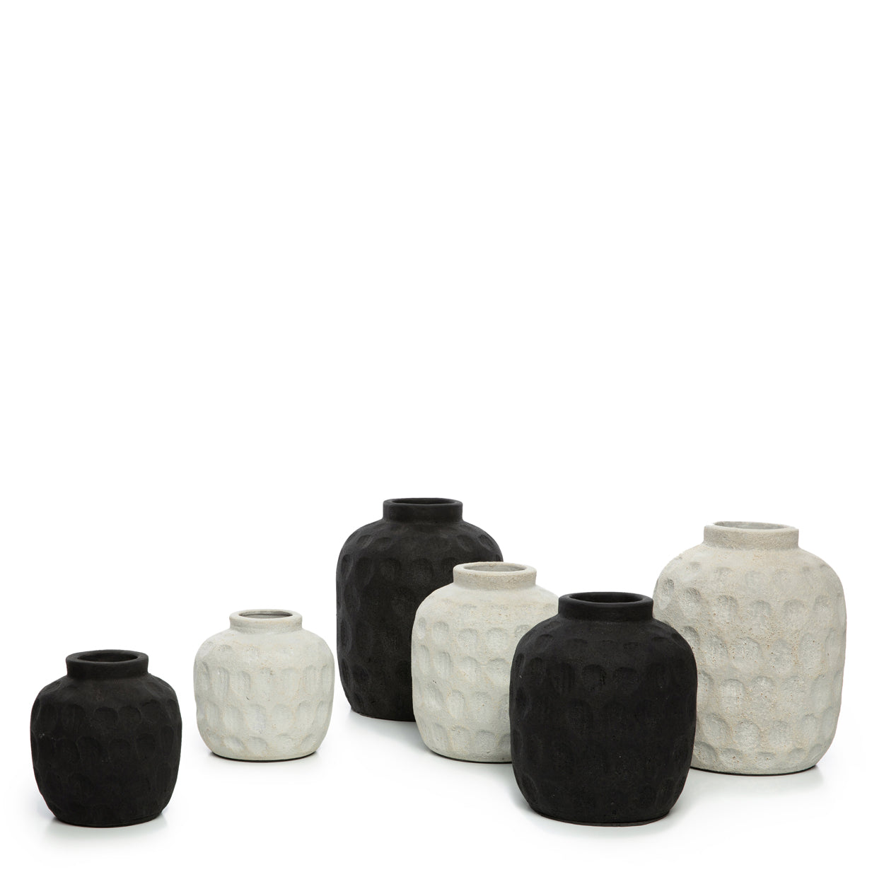 Bazar Bizar De Trendy Vaas - Zwart - M