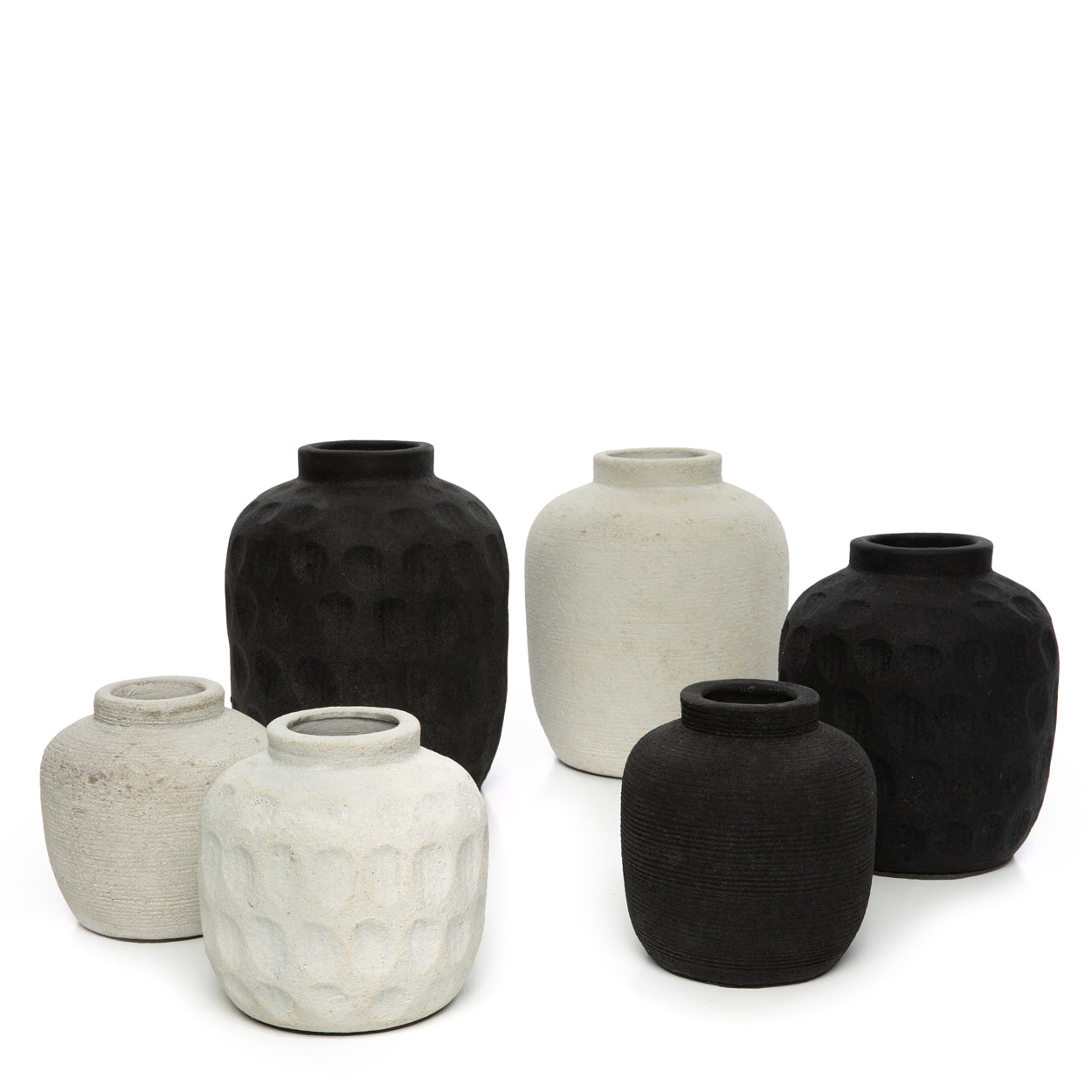 Bazar Bizar De Trendy Vaas - Zwart - M