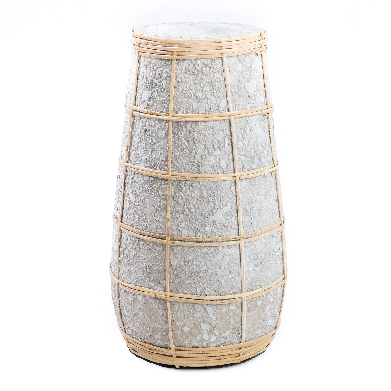 Bazar Bizar De Cutie Vaas - Betongrijs Naturel - L