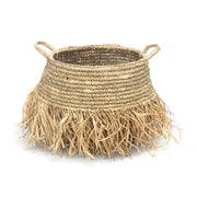 De Raffia Deluxe Mand - Naturel - M