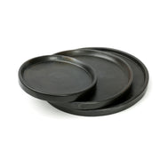 Bazar Bizar Het Terracotta Burned Bord - Zwart - L