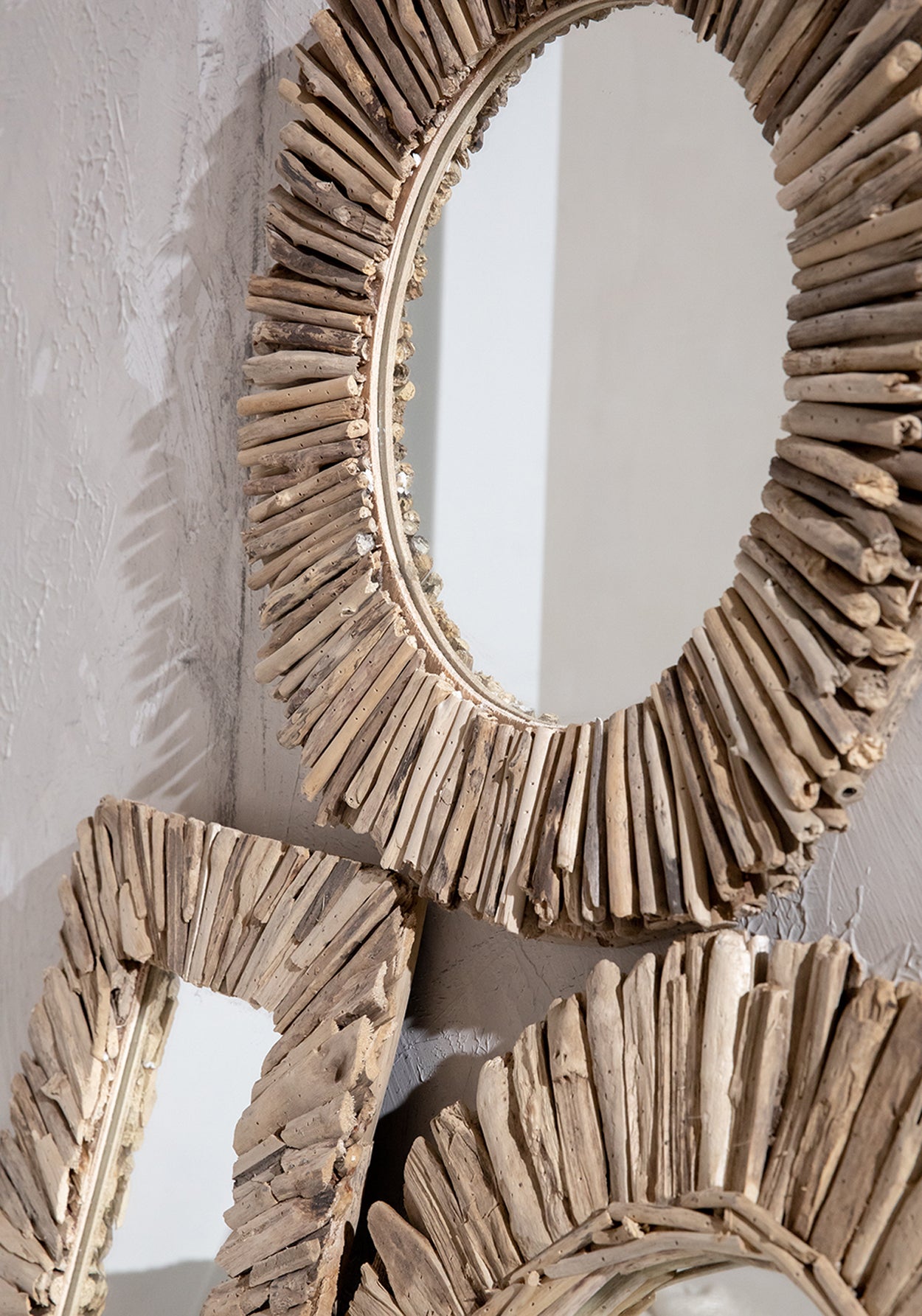 Bazar Bizar De Driftwood Halo Spiegel - Naturel - M