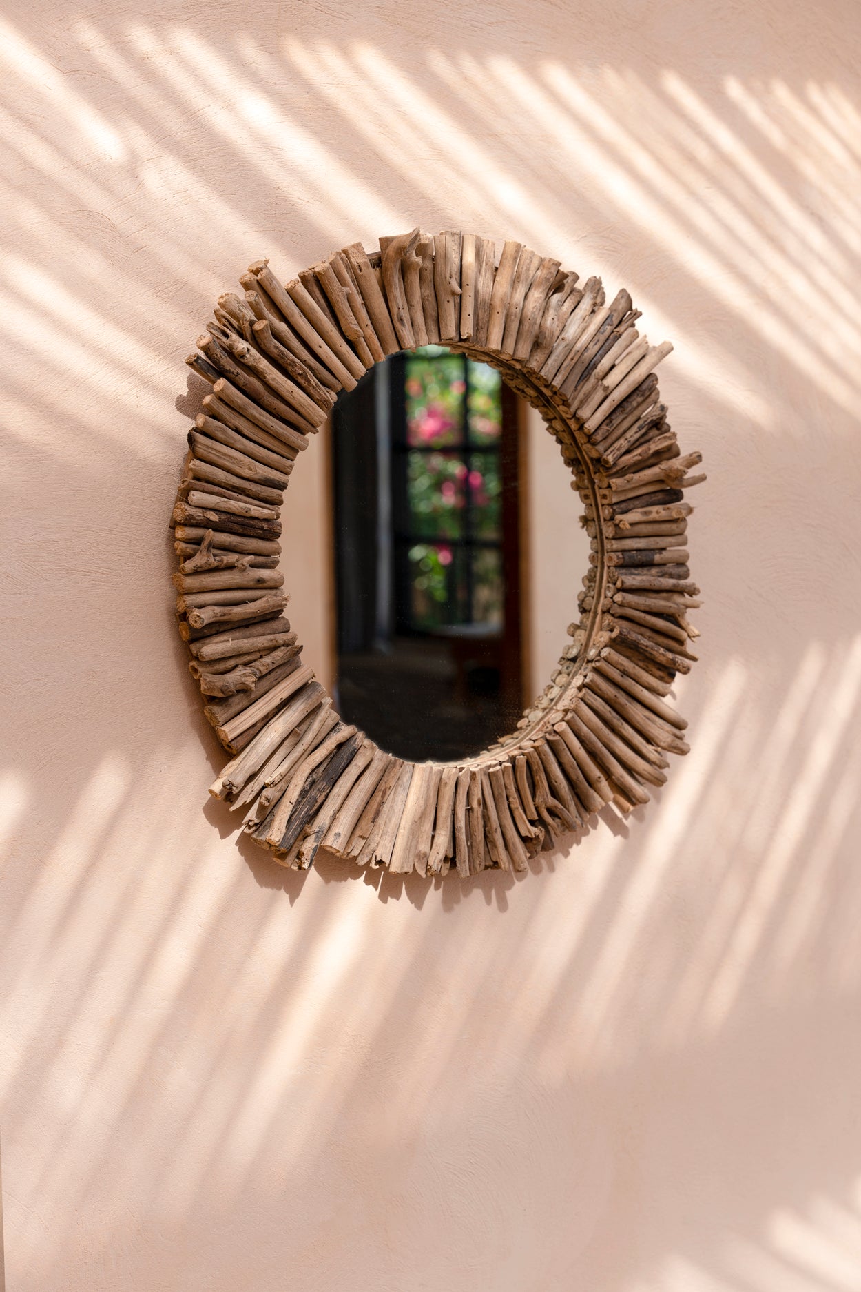 Bazar Bizar De Driftwood Halo Spiegel - Naturel - M