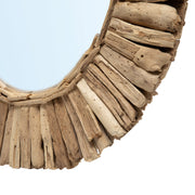 Bazar Bizar De Driftwood Crown Spiegel - Naturel - M