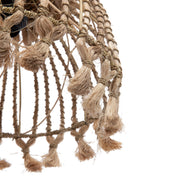 Bazar Bizar - De Abaca Tassel Hanglamp - Naturel - S