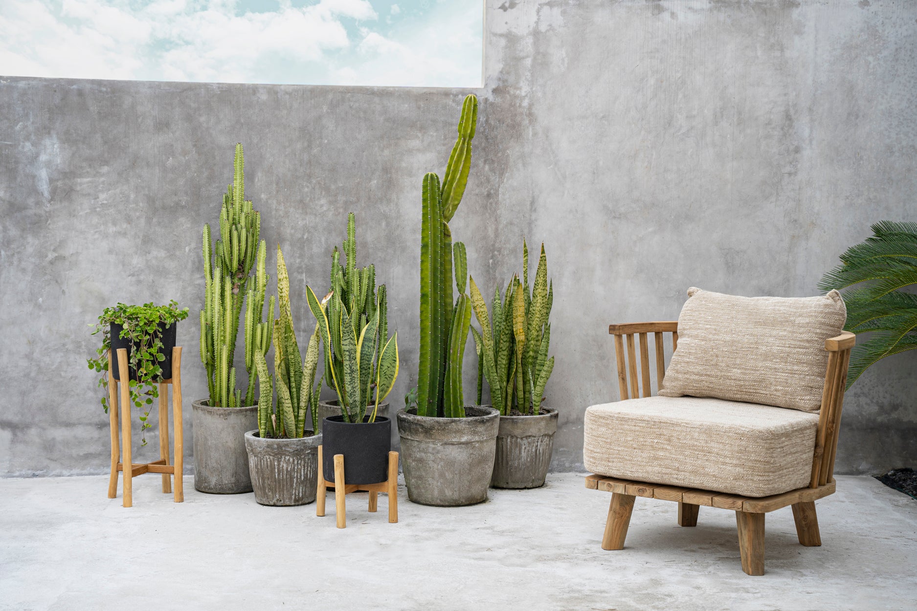Bazar Bizar De Malawi Eenzitter - Naturel Beige