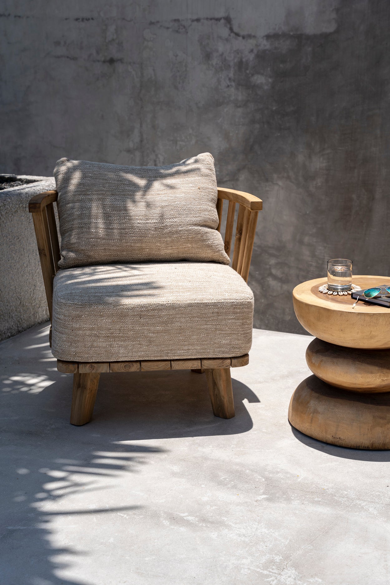 Bazar Bizar De Malawi Eenzitter - Naturel Beige