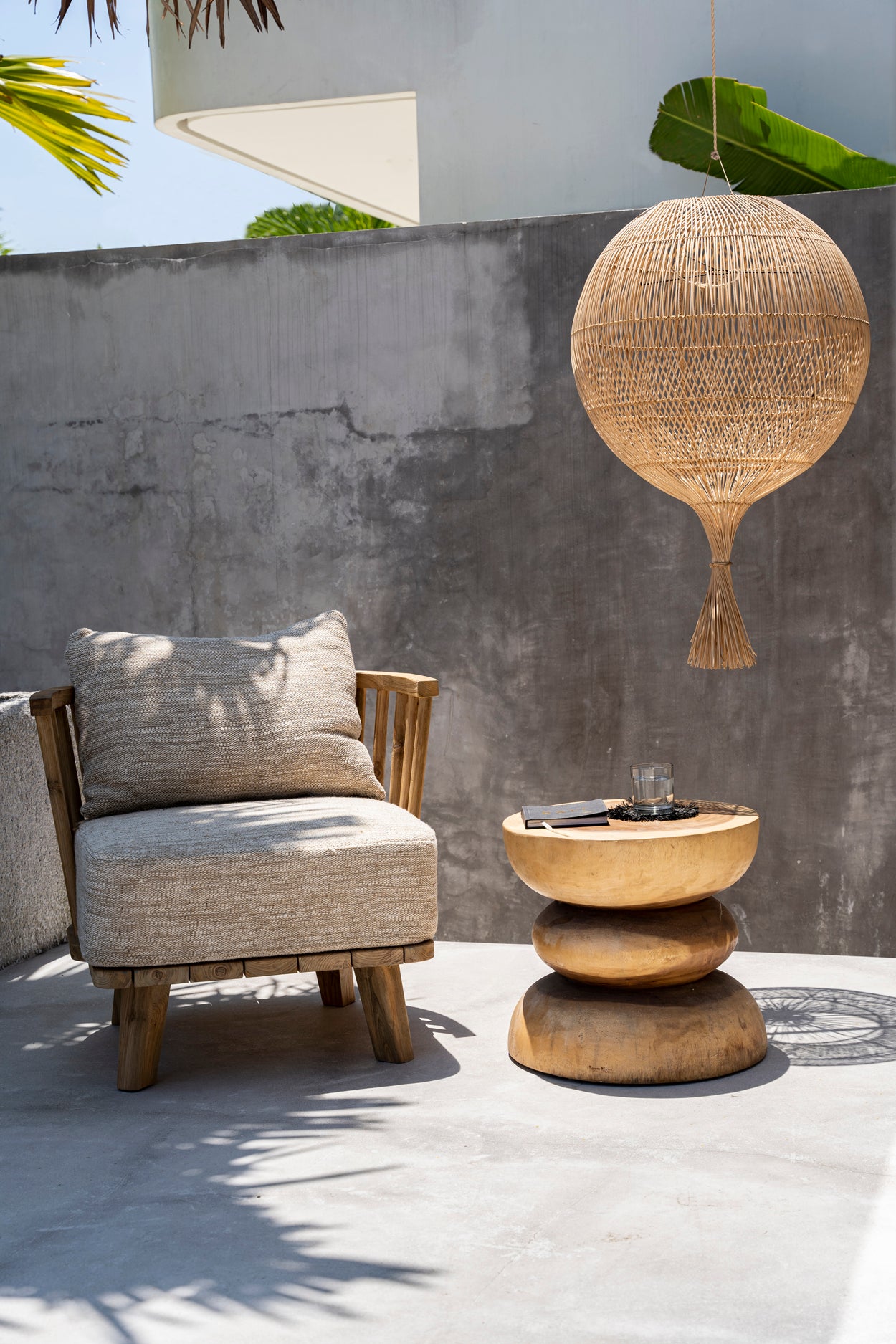 Bazar Bizar De Malawi Eenzitter - Naturel Beige