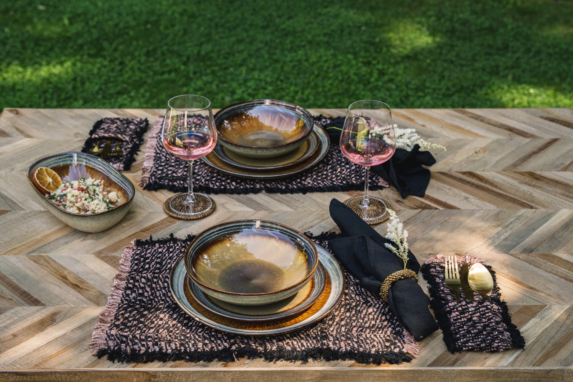 Bazar Bizar Het Comporta Pastabord - L - Set van 4