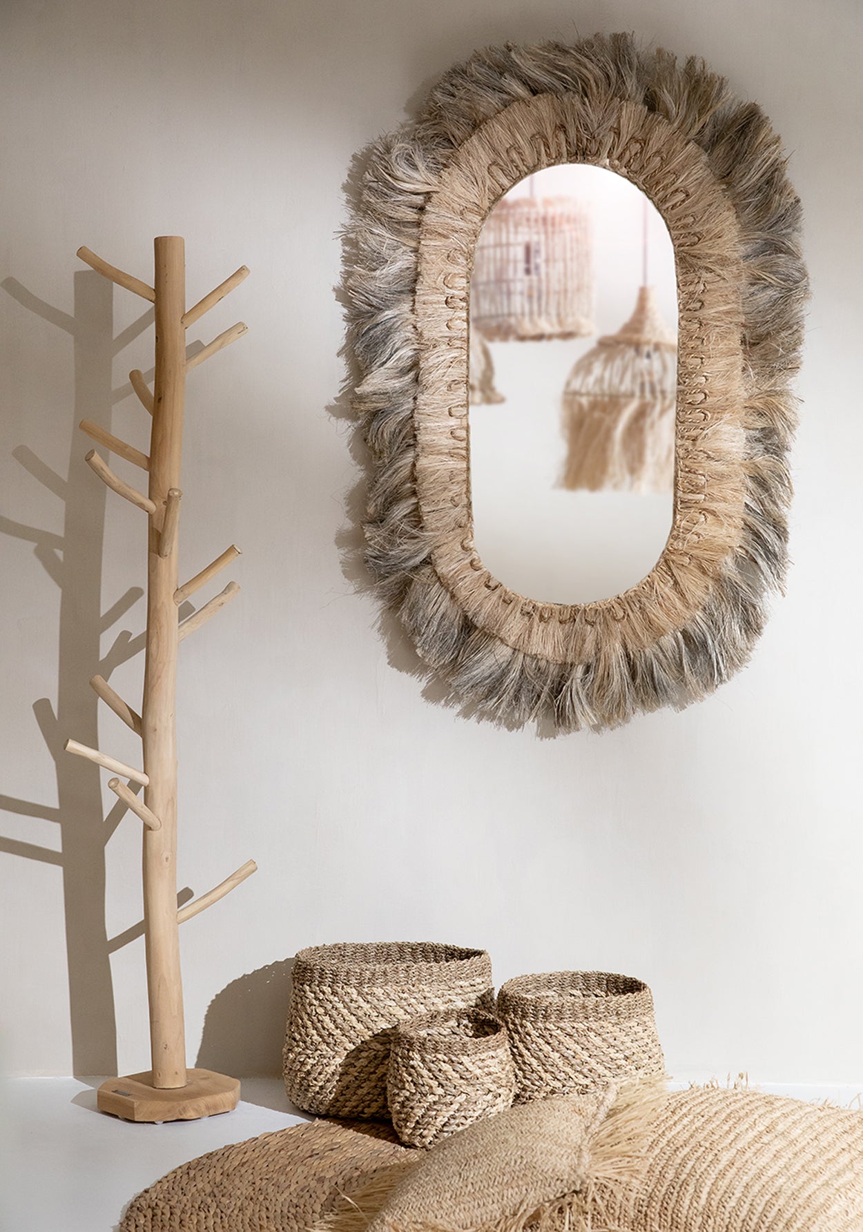 Bazar Bizar Het Waterhyacint Tapijt - Naturel - 150