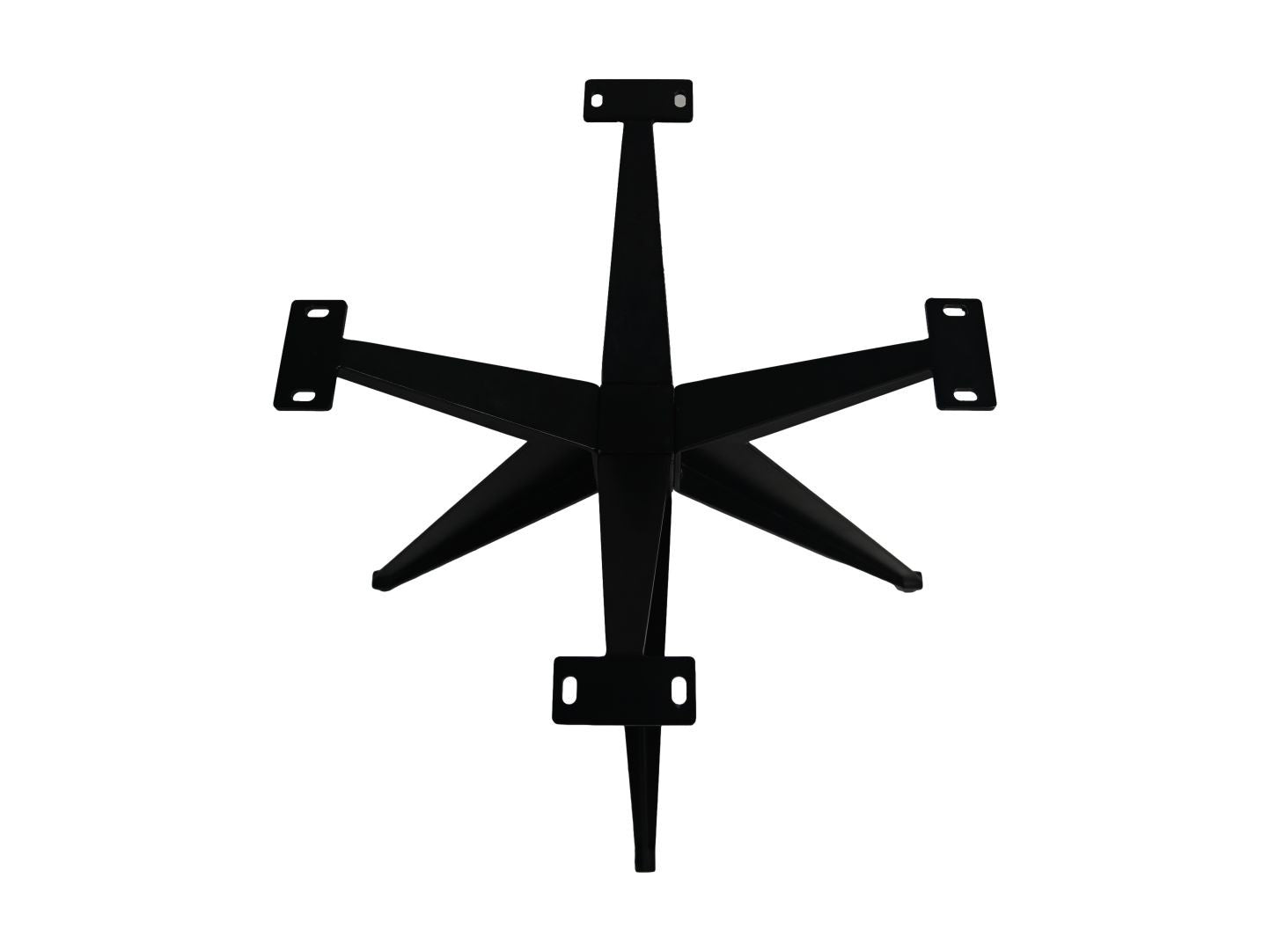 HSM Collection-Tafelonderstel Spider Angle-80x80x72 (60 mm)-Zwart-Metaal