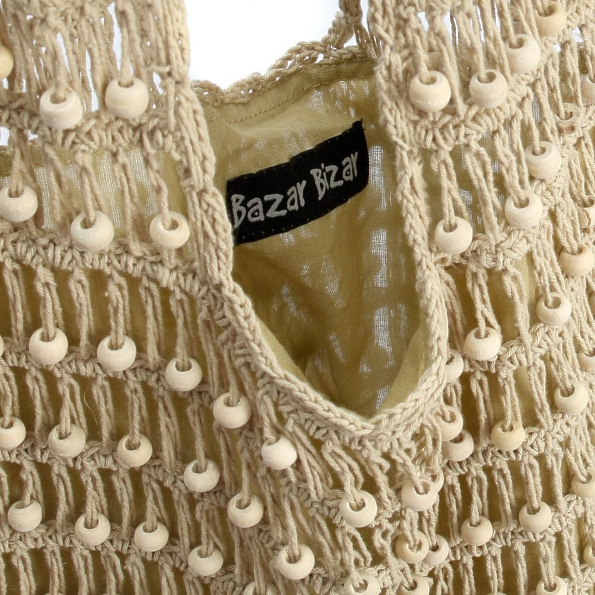 Bazar Bizar De Day in Day out Tote - Crème Wit